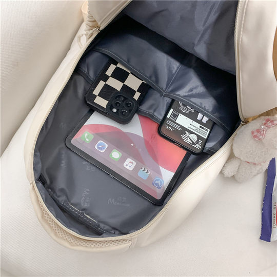 Large-capacity cute rabbit backpack two-piece set