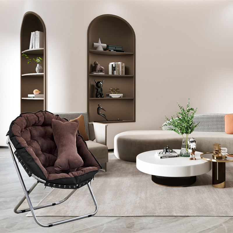折叠椅午休床懒人沙发椅子家用宿舍靠背休闲卧室布艺女生寝室凳子,淘宝优惠券,粉丝福利购,淘宝优惠卷