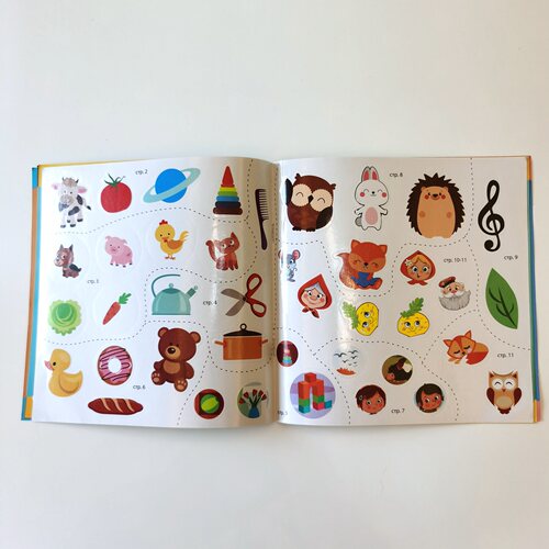 出口多场景贴纸本儿童动物园游戏益智本便携迷你小本子幼儿园礼物 - 图0