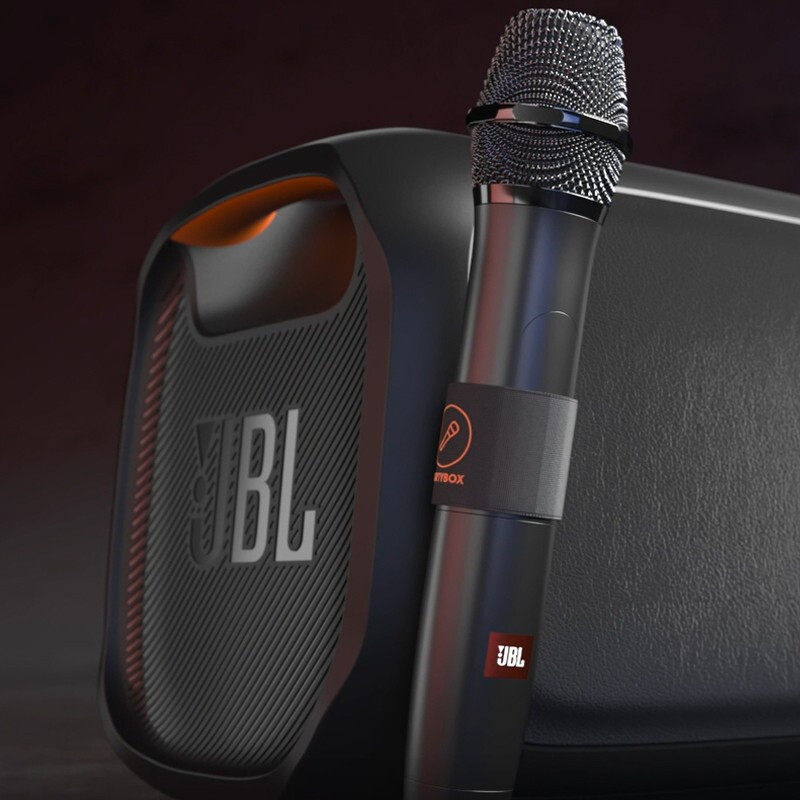 jbl partybox on-the-go便携麦克风 jbl盛杰KTV/卡拉OK音箱