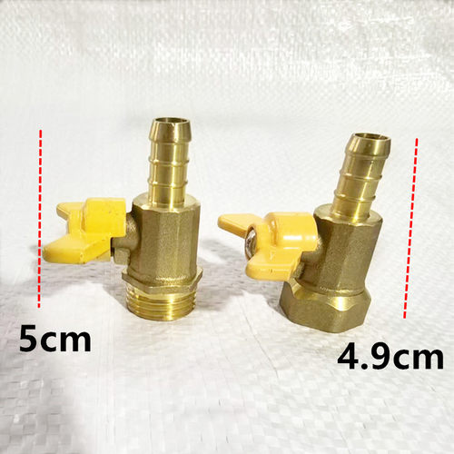 大货车淋水开关蝴蝶柄水龙头4分外丝1/2纯铜放水开关淋水器配件 - 图0