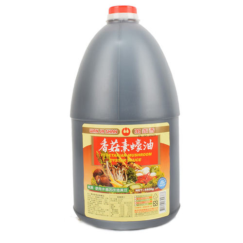 台湾进口万家香香菇素蚝油4400g纯酿纯素商用蘸料凉拌炒菜大桶装 - 图3