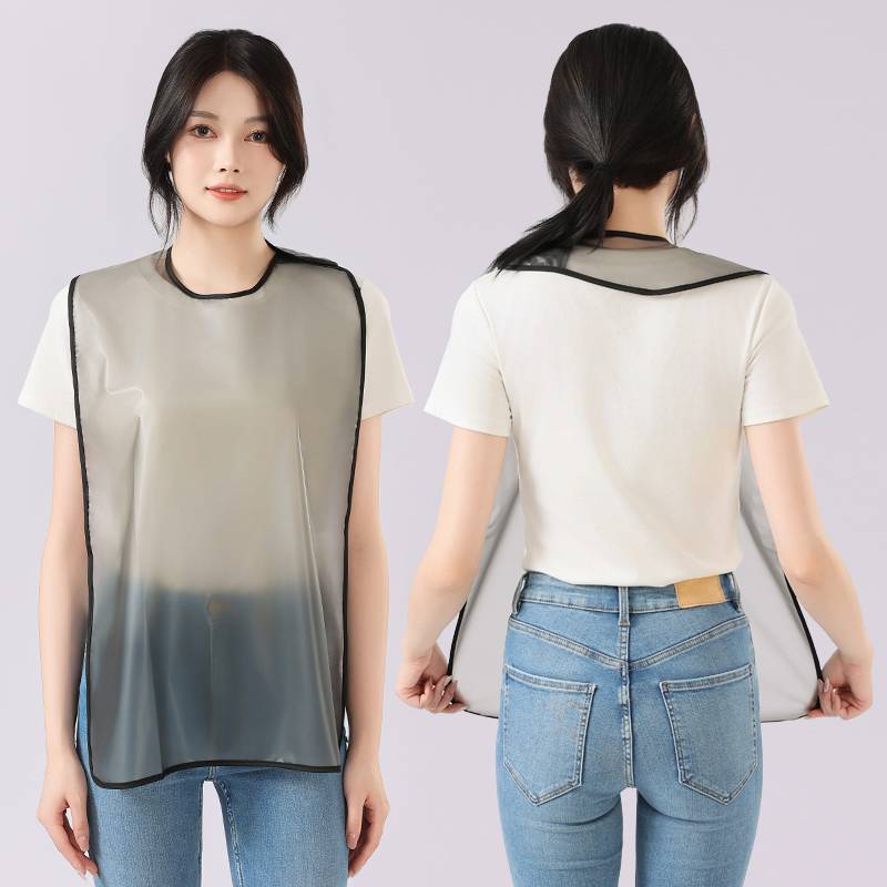 Adult eating bibs waterproof and oil-proof children's saliva towels no-wash wear-resistant and dirt-resistant bibs for adults and the elderly eating pockets