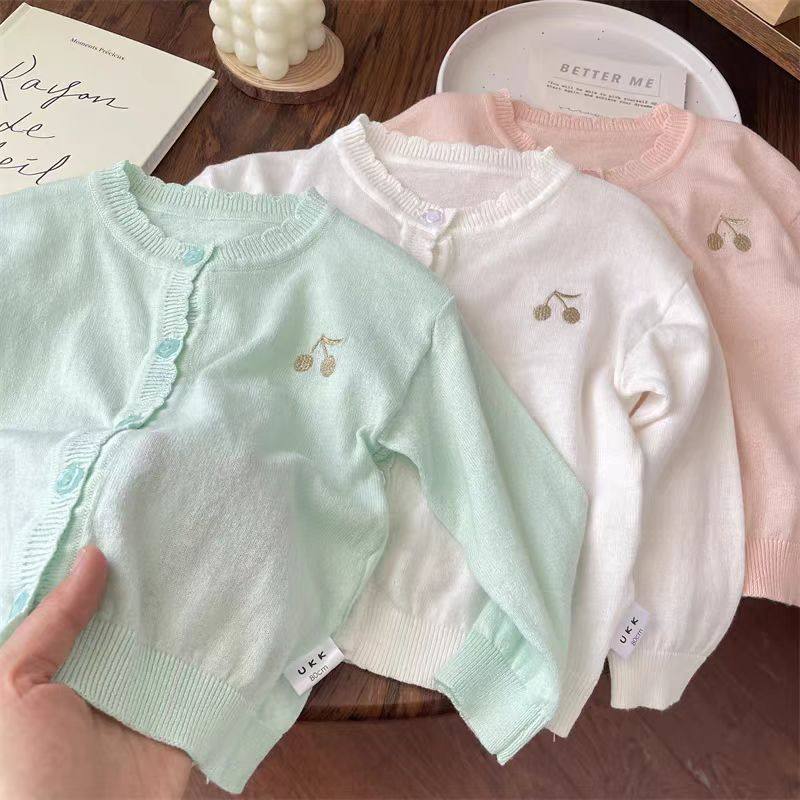 儿童防晒衣外套春夏季薄款婴儿外搭小开衫女童宝宝针织空调服上衣,淘宝优惠券,粉丝福利购,淘宝优惠卷