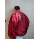 Retro exaggerated puff sleeves and velvet lapel coach jacket