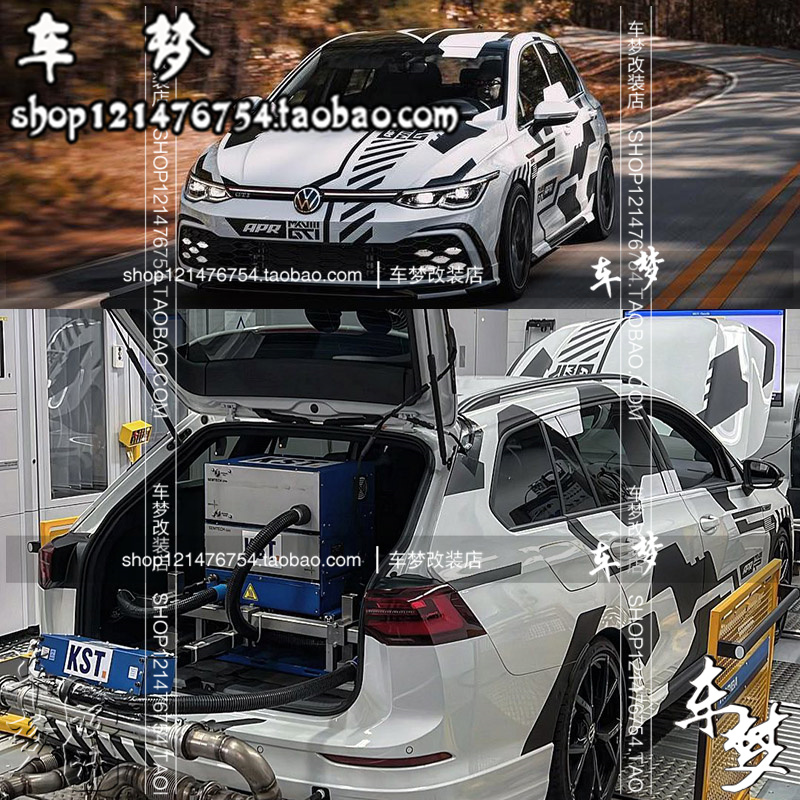 适用于大众高尔夫7 8 6 APR改装车贴GTI POLO 尚酷 R个性装饰拉花 - 图2