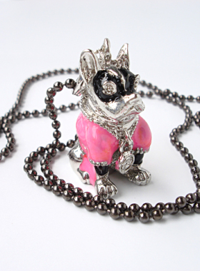 立体超萌风动物长款项链吊坠包邮