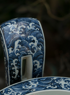 溪兰轩复刻永乐福山寿海香炉（周棋稳绘）