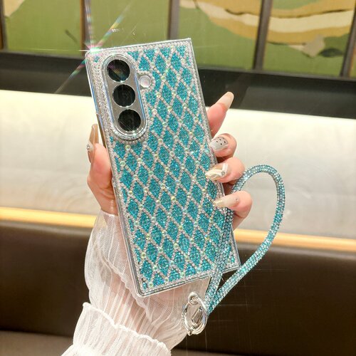 适用于Galaxy三星Zfold7手机壳新款Zfold6保护套折叠屏Zflod5全包防摔Zfold4晶钻手提手链网红女款高级感外壳 - 图3