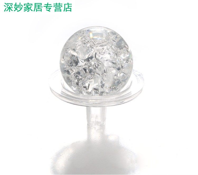 假山流水透明玻璃水晶气泡球冰裂球摆件风车转轮配件喷泉盆景配件,淘宝优惠券,粉丝福利购,淘宝优惠卷
