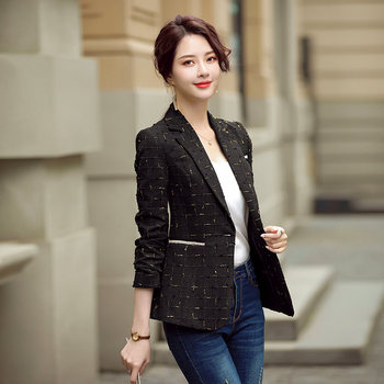 Xiaoxiangfeng Suit Jacket ແມ່ຍິງ 2020 ຄົນອັບເດດ: ຄົນອັບເດດ: ໃຫມ່ອະເນກປະສົງຂອງແມ່ຍິງຊຸດສັ້ນກະທັດຮັດທາງທຸລະກິດດ້ານເທິງ