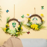 Северное цветочное кольцо украшение стены стена висят гостиная, висеть украшение спальни, украшение стены, ресторан, стена, декоративная подвеска, творческий дом