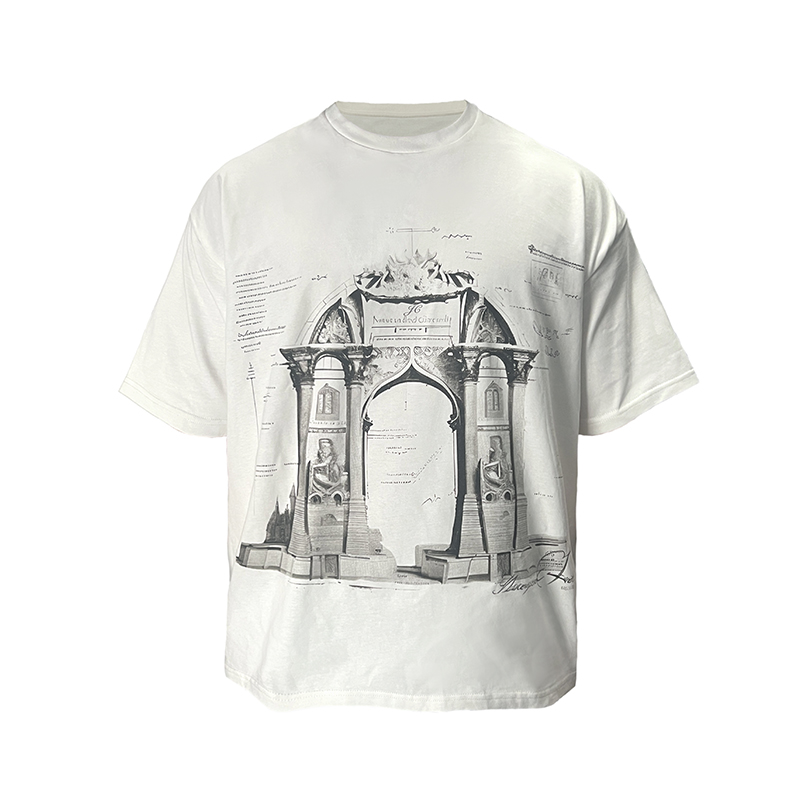 JCAESAR ARCH TEE CREATED BY AI“不存在的拱门”短袖 AI设计 - 图3