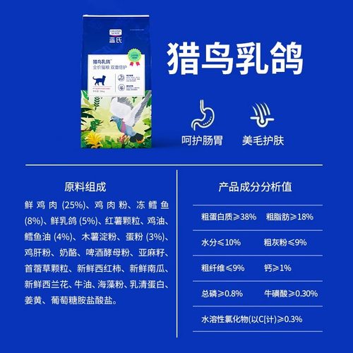 蓝氏猫粮10kg猎鸟乳鸽冻干全价成猫幼猫繁育20斤官方旗舰十大品牌 - 图0