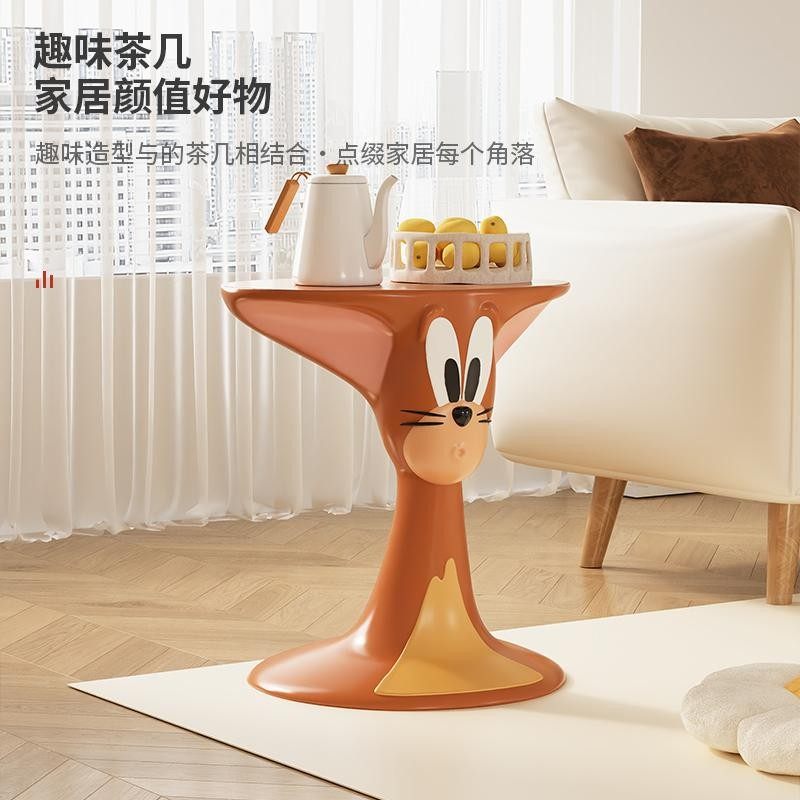 网红汤姆猫创意落地摆件沙发边几茶几客厅卡通家居饰品可爱床头柜,淘宝优惠券,粉丝福利购,淘宝优惠卷