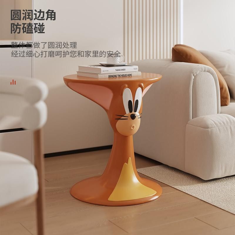 网红汤姆猫创意落地摆件沙发边几茶几客厅卡通家居饰品可爱床头柜,淘宝优惠券,粉丝福利购,淘宝优惠卷
