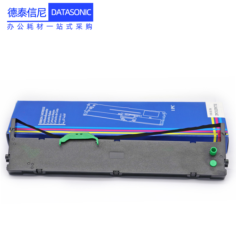 DATASONIC适用富士通DPK750色带框DPK770K DPK760 DPK770E DPK2780K DPK6630K 6730K针式打印机色带架油墨盒-图0