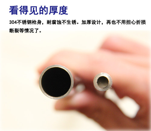 不锈钢农用果树注肥枪蔬菜薄膜液体追肥水溶化肥打药枪高压施肥枪 - 图2