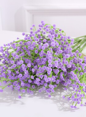 pu胶手感5叉高档假花影楼仿真花