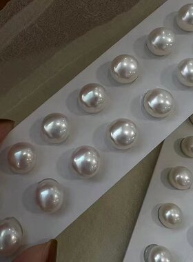 AMO优雅限定天然珍珠耳钉女纯银