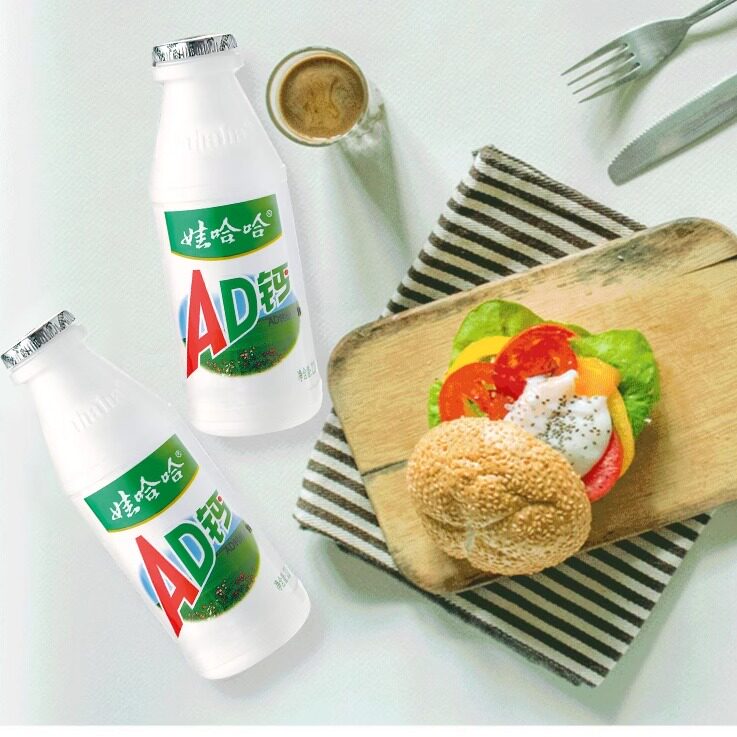 娃哈哈AD钙奶220g*24瓶整箱早餐非牛奶儿童哇哈哈乳酸饮料包邮