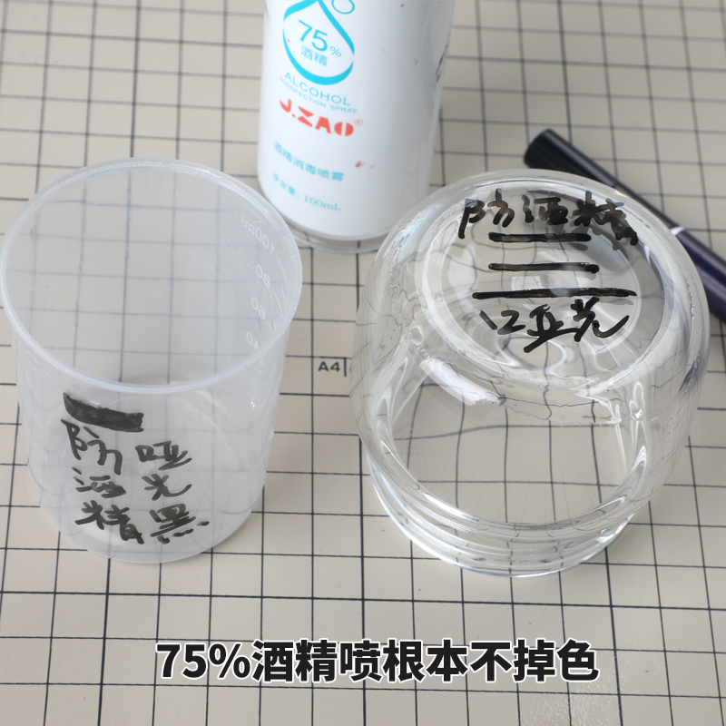 Filolang费洛朗哑光黑油漆笔耐高温标记笔消光笔防水防酒精亚光哑黑无反光补漆记号笔 - 图2