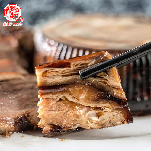 丁义兴枫泾丁蹄中华老字号长辈礼盒美食品卤味脱骨肘子年货礼盒装 - 图2