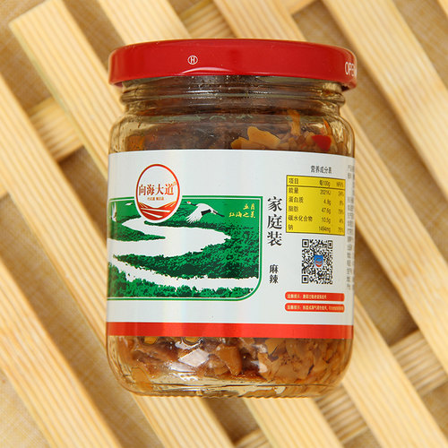 蘑菇酱东北盘锦蒲笋海鸭蛋拌饭拌面下饭酱礼盒180gx12瓶包邮 - 图2