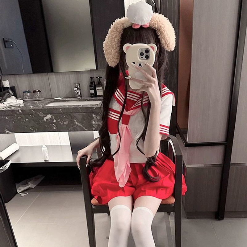 bodylin复刻基础版短袖水手服粉色甜柚jk制服可爱日系学院风套装,淘宝优惠券,粉丝福利购,淘宝优惠卷