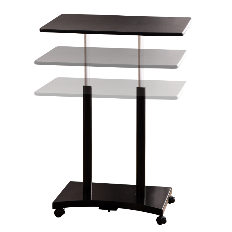 站立式升降桌床侧边桌笔记本电脑桌可移动工作台沙发卧室办公桌子 - 图3