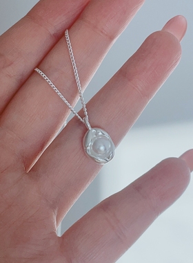 镀18k金珍珠项链女轻奢小众ins气质锁骨链