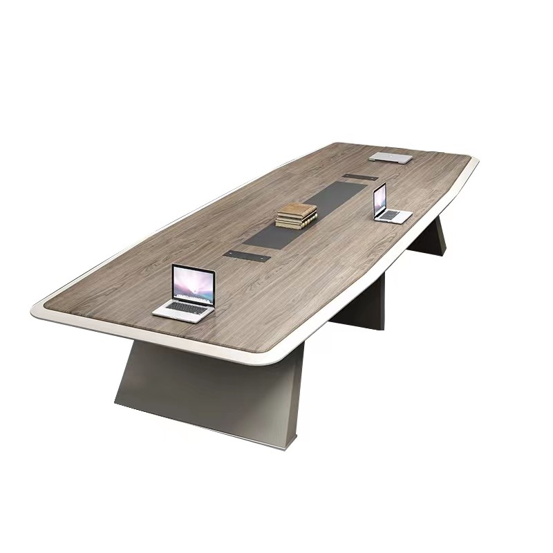 烤漆会议桌长桌简约现代办公会议室桌椅组合办公高档培训开会桌椅