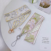 Yujie mobile phone lanyard ice silk scarf fabric