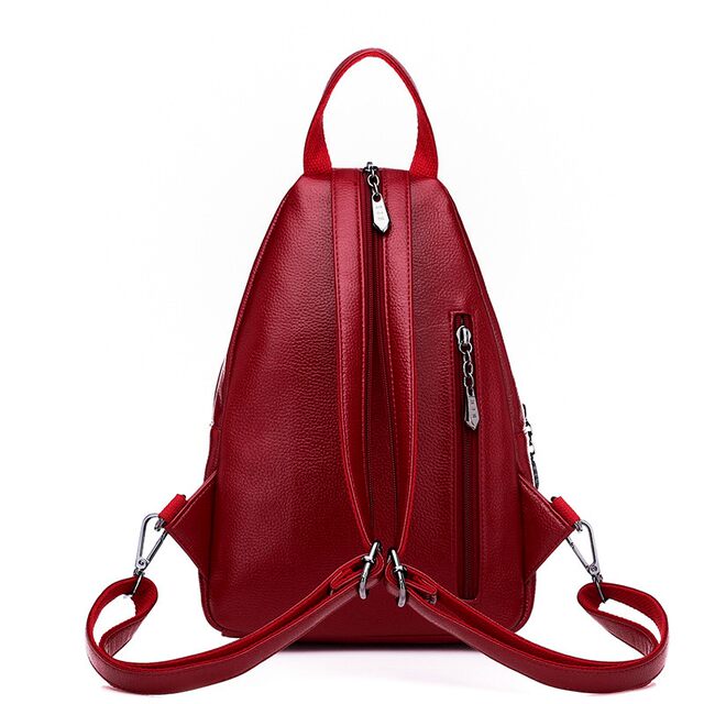 Women's genuine leather backpack 2021 new style