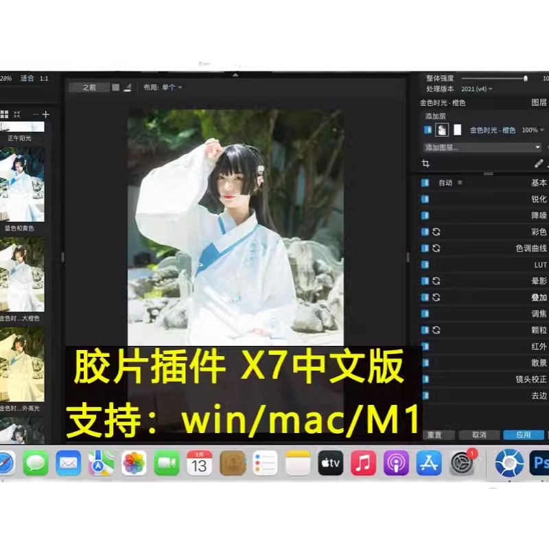 PS仿胶片滤镜颗粒插件EX7中文版PS插件图设计支持M123芯片win mac - 图3