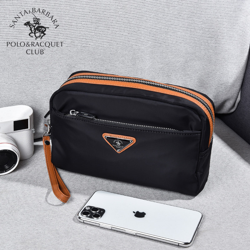 圣大保罗拉链手拿包 圣大保罗华夏展业男士包袋