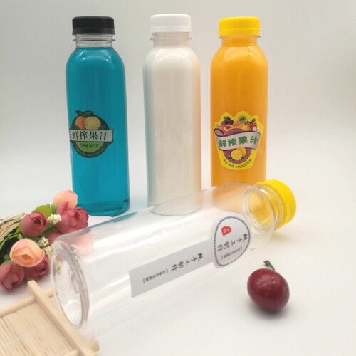 350ml400ml500ml饮料瓶塑料瓶酵素瓶果汁瓶一次性透明瓶PET瓶子 - 图2
