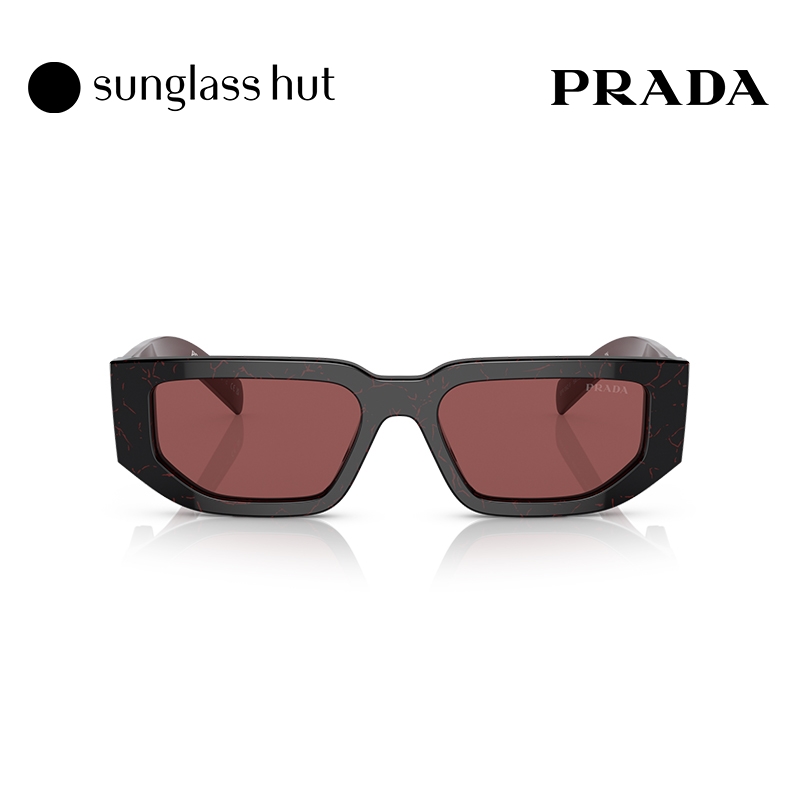 PRADA普拉达Symbole太阳镜黑超窄框男墨镜0PR09ZSF - 图0