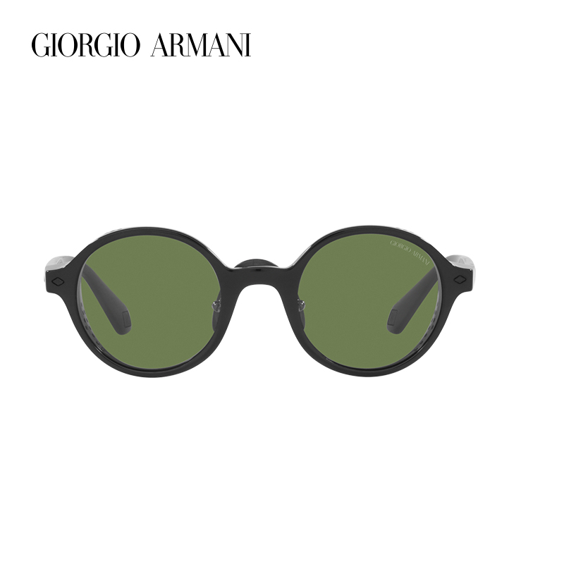 GIORGIO ARMANI/阿玛尼墨镜男潮圆形板材彩色眼镜太阳镜0AR8154