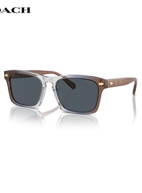 COACH/蔻驰防晒方形经典男性墨镜