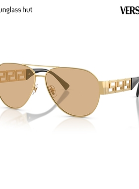 VERSACE/范思哲【2025秋冬新品】太阳镜男墨镜飞行员眼镜0VE2289