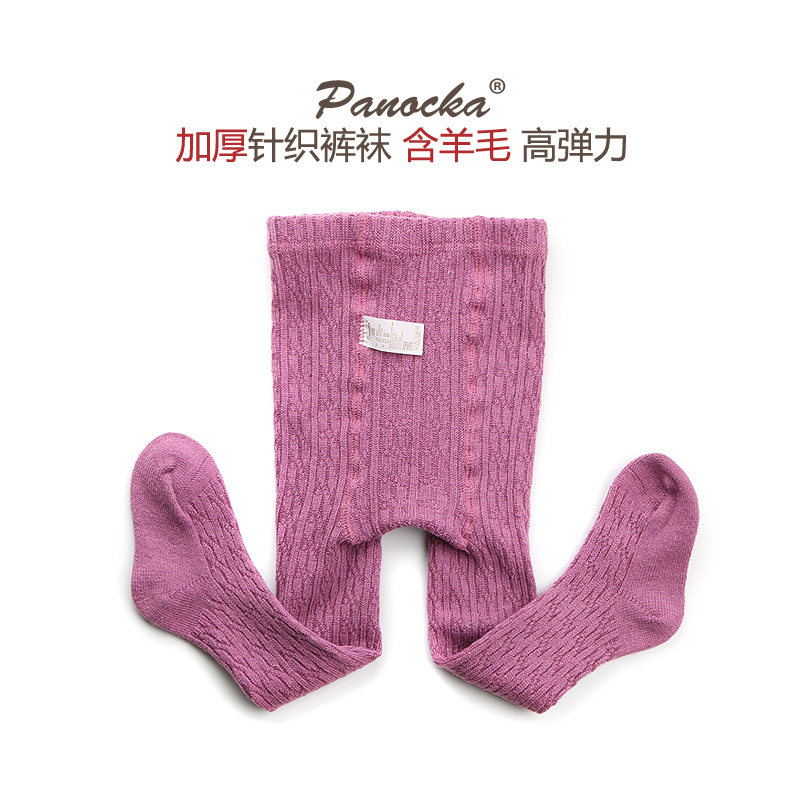 panocka秋冬婴儿女宝宝打底连裤袜 panocka儿童袜子(0-16岁)