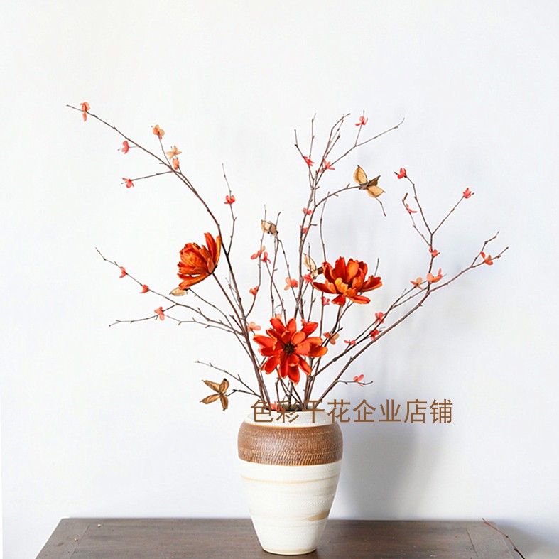 客厅玄关艺术干枝新中式花瓶插花茶室桃花民宿北欧天然桦树枝干花 色彩干花企业店铺 淘优券 客厅玄关艺术干枝新中式花瓶插花茶室桃花民宿北欧天然桦树枝干花 色彩干花企业店铺 淘优券