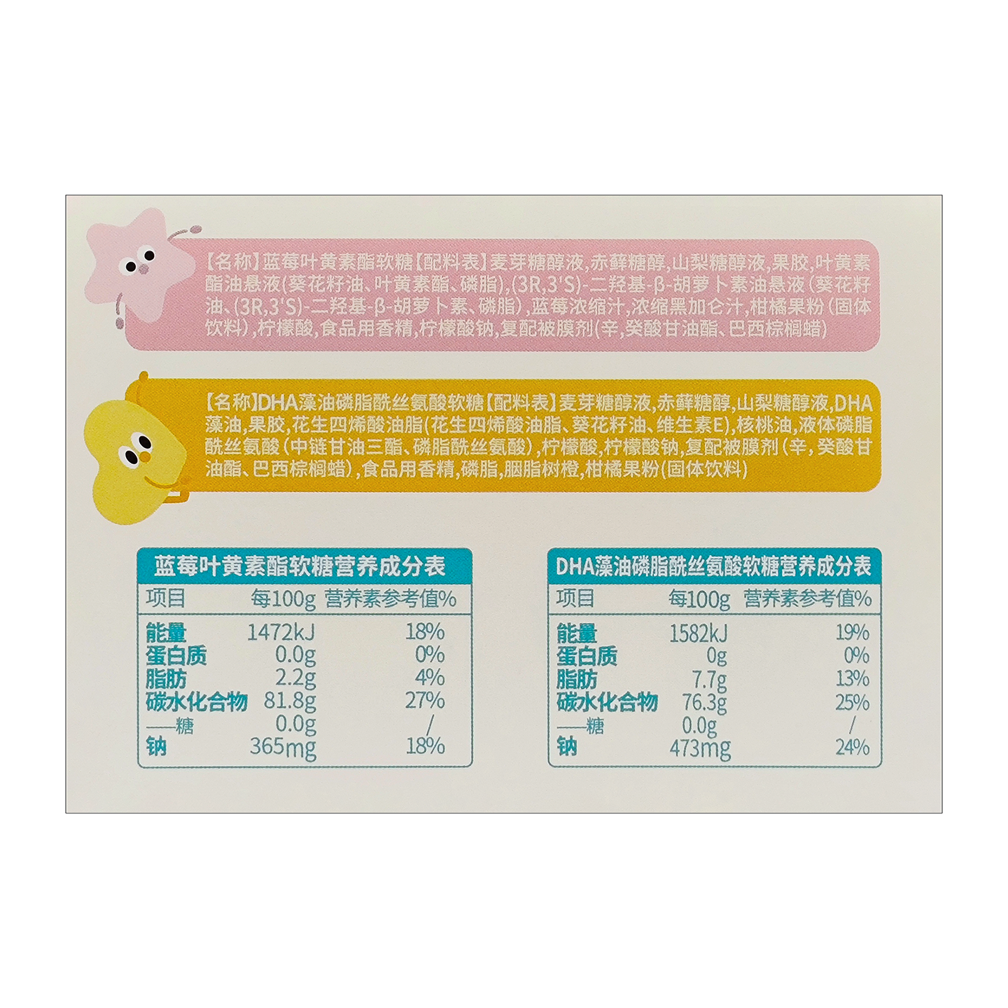 江中儿童营养包软糖凝胶糖果DHA藻油氨基丁酸蓝莓叶黄素酯乳酸菌,淘宝优惠券,粉丝福利购,淘宝优惠卷