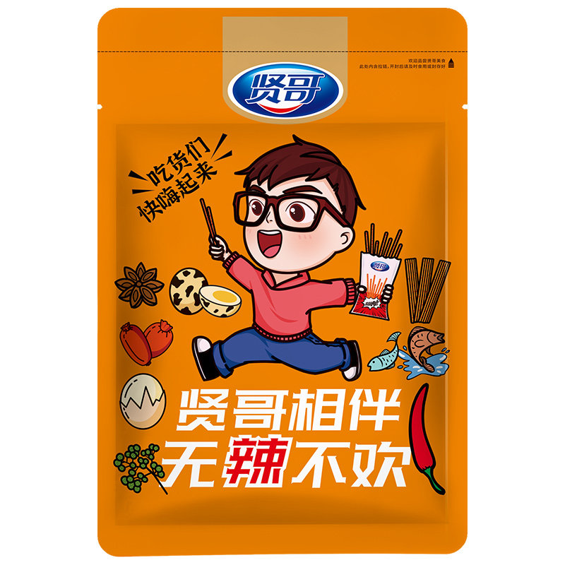 贤哥名嘴条魔芋休闲【零食大礼包】 贤哥食品面筋制品