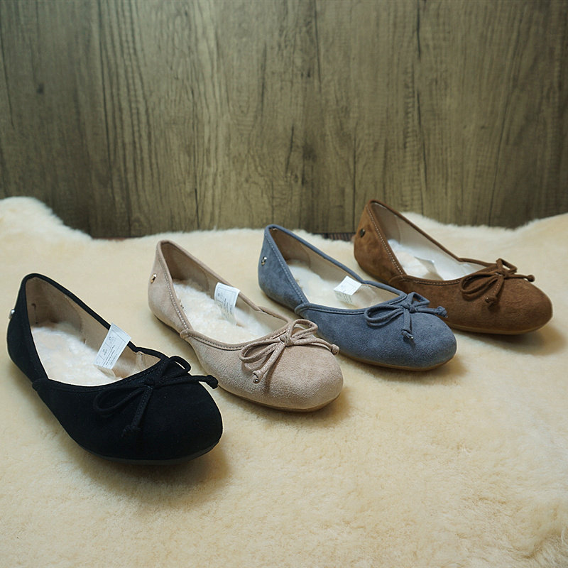 28-6 秋季真皮牛皮浅口女鞋 平跟套脚豆豆鞋女单鞋,淘宝优惠券,粉丝福利购,淘宝优惠卷