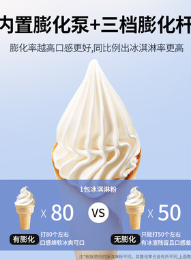 广绅冰淇淋机台式小型摆摊