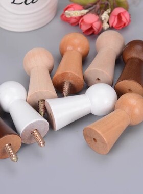 DIY实木挂钩衣架实木创意衣帽钩