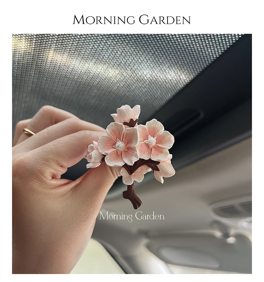 Morning Garden梅花东方美学国风香薰车载扩香石出风口装饰 - 图0