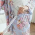 Thời trang xuân ba mảnh phù hợp với tháng cotton phù hợp với mùa xuân và mùa hè dài tay cho bà bầu cho con bú quần áo sau sinh - Giải trí mặc / Mum mặc